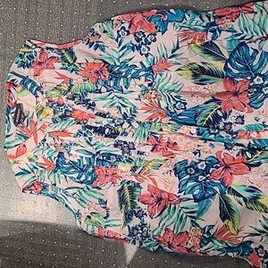 Roman's tunic tank.  Size 14W.   FLORAL PRINT